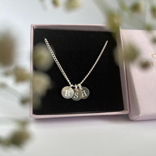 Sterling Silver Family Necklace