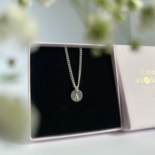 Sterling Silver Initial Necklace