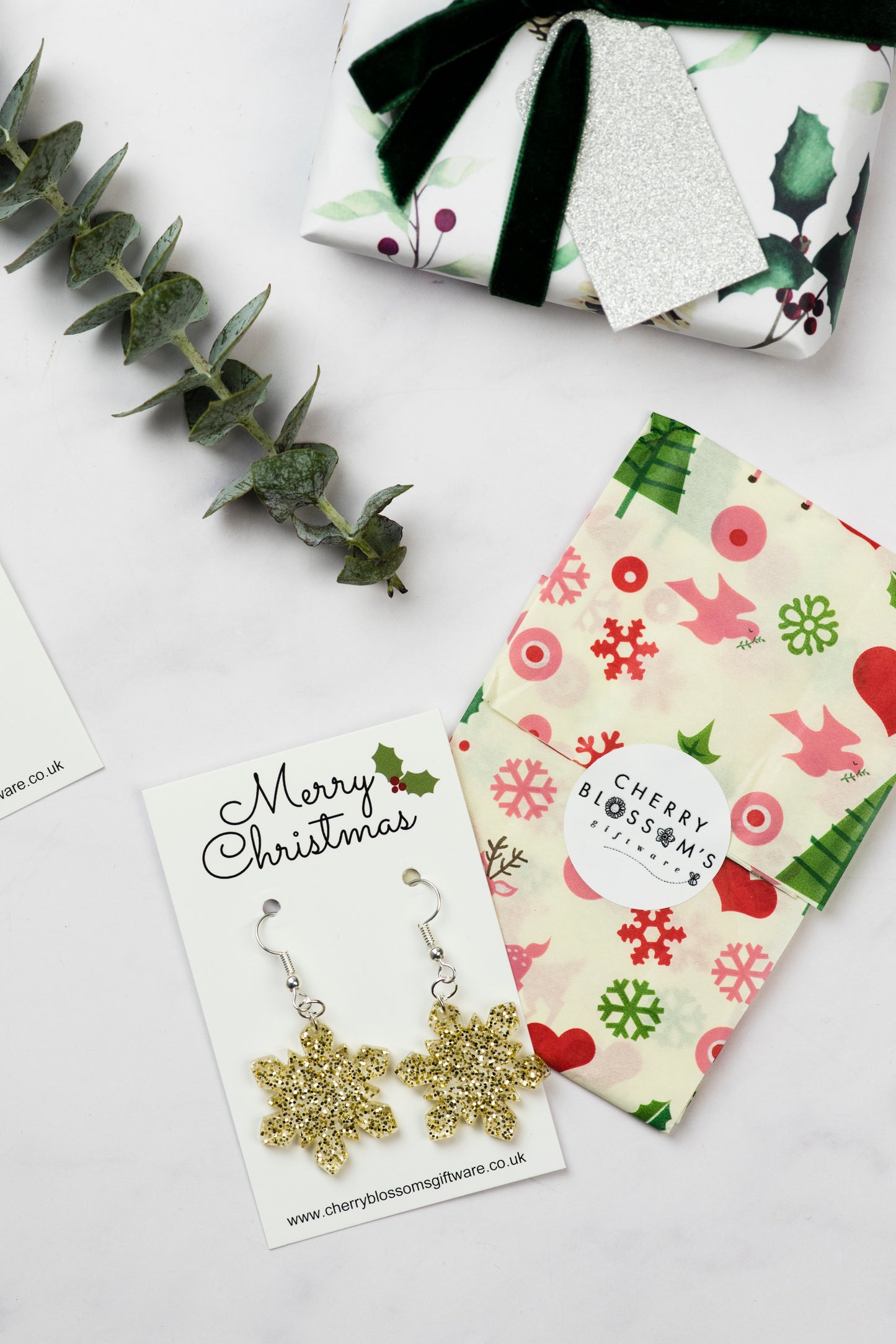 Sterling Silver Hexagon Hoops