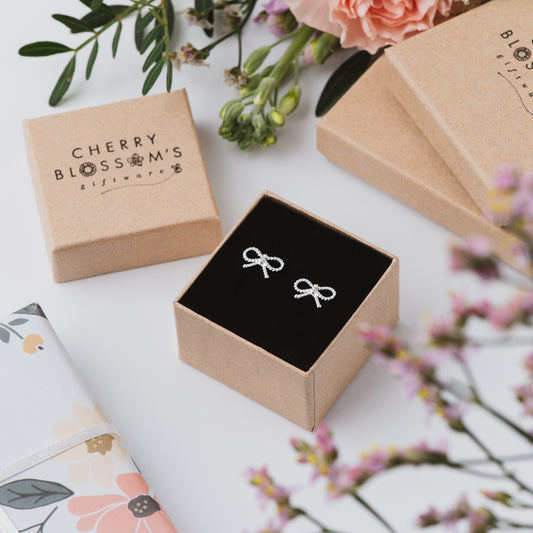 Bow Stud Earrings