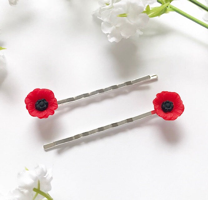 Poppy Hair Clips