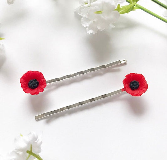 Poppy Hair Clips