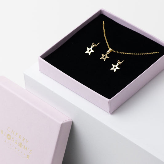 Gold Filled Star Jewellery Gift Set