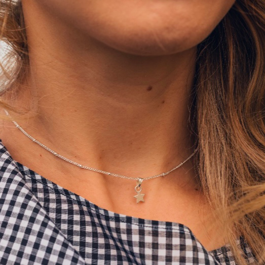 Silver Star Necklace