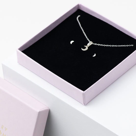 Sterling Silver Moon Jewellery Gift Set